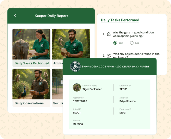 Keeper & Veterinary Mobile Apps