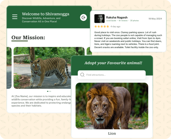 Zoo Visitor Mobile Applications