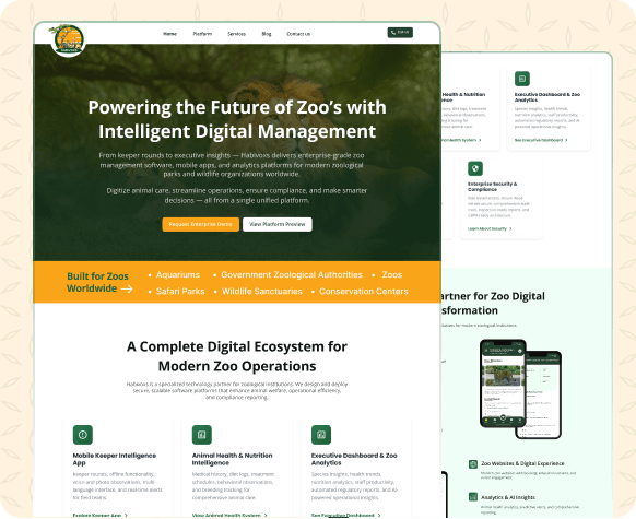 Zoo Websites & Digital Experience